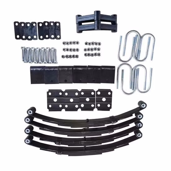 3500 Lb Tandem Axle Suspension Hanger Kit Double Eyes Leaf Spring Assembly