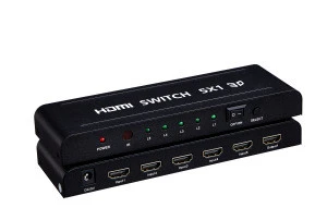 3D 5x1 HDMI signal switch box for Satellite Receivers