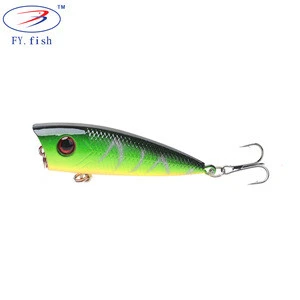 3d lure eyes artificial fishing bait popper lure hard plastic fishing lures