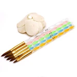 3d nail manicure brushes acrylic nail art acrylic nail brushes acrylic brush