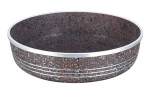 4 pcs cast aluminium granite coated cake pan bakeware