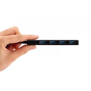 4 Port USB 3.0 Ultra Slim Data Hub for Laptop Notebook