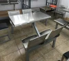 4 seats dining hall furniture,dinner table and chair,restaurant set