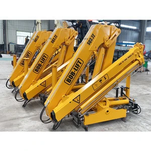 4 Ton China Hydraulic Mobile Small Mini Used/New Knuckle Folding Boom Lorry Truck Mounted Crane Manufacturer for Sale SQ4SA2