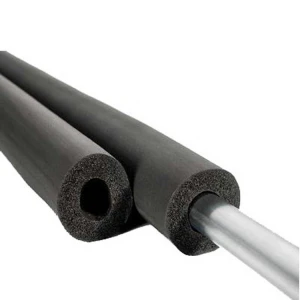 40kg/m3-70kg/m3 Black Foam Rubber Insulation Pipe