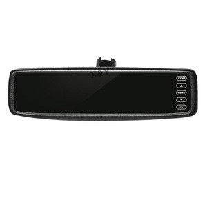 4.3 inch car monitor Reversing rearview mirror display universal snap-on clear invisible monitor XY - 2043