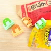 4pcs/bag Portable ABS Practical Food Sealing Very Strong Clamp Clip Powder Food Package Bag Clip