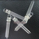 4pins Red Green Blue common anode 5mm RGB LED with Epistar chips
