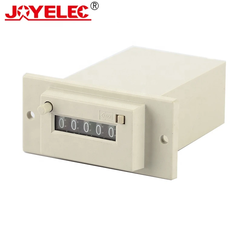 5 Digit Digital Industrial Mechanical Electromagnetic Counter Meter CSK5-YKW AC110V AC220V DC24V Counters