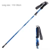 5 sections folding collapsible carbon travel hiking climbing backpacking walking mountaineering trekking stick
