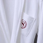 5 Star Hotel Adult Bathrobe xxl Shawl Collar Luxury Velour Terry Cotton Towelling Robe