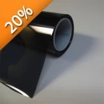 5% VLT 99% UV Self-adhesive Heat Resistant PET Static Cling Window Film
