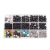Import 500 pcs Colorful Natural Chakra Black Lava Rock Stone Beads For Jewelry Making from China