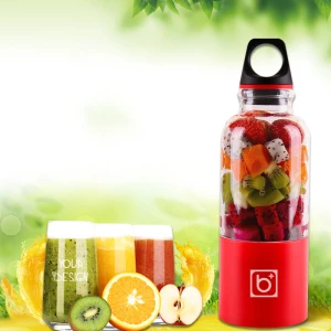 500ml Portable Juicer Cup USB Rechargeable Electric Automatic Bingo Vegetables Fruit Juice Tools Maker Cup Blender