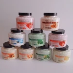 500ml wokali 100% natural exfoliants cucumber body scrub