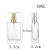 Import 50ml manufacturer wholesale Clear liquor atomizer screw spray pump perfume empty glass bottles from China