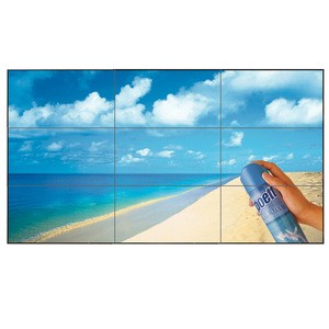 55 inch Super narrow brim 3.5mm video wall display samsung lcd tv wall mount support smart split screen
