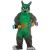 Import 560 Long Hair Green Wolf Cartoon Cosplay Party Christmas Mascot Costumes from China