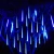 Import 60cm 80cm 100cm meteor starfall led tube light New Year decoration holiday lights IP65 waterproof outdoor tree lights from China