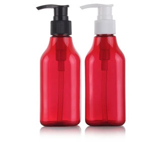 60ml 100ml 200ml 300ml plastic PET shampoo bottle with lotion pump wholesale