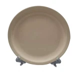 6.5 Inch Eco-friendly Plastic Round Shape Plate Dish For Daily Use