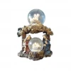 65MM glass snow globe Religious snowball for christian decoration