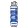 680ML Plastic Single Wall Water Bottle with Hand Strap Portable for Sports
