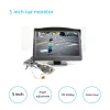 7 inch LCD Monitor Car Rearview Camera HD Night Vision Waterproof Backup Camera