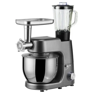 7.0Litre High Capacity Stand Mixer with Meat Grinder and Juicer 1500W Electric Food Processor Dough Kneading Machine Home Used