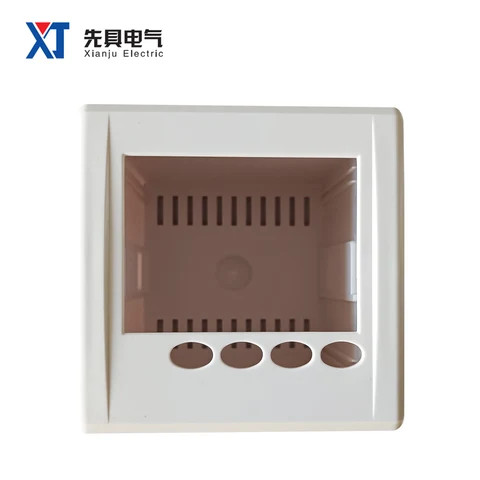 72*72*85mm Factory Customized Digital Display Meter Housing Plastic Enclosure Digital Panel Meter Enclosures ABS Junction Box