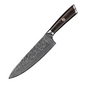 8 inch kitchen knife damascus chef knife with pakka handle kitchen accessories