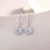 Import 925 Sterling Silver Snowflake Earrings with Moissanite - Timeless Claw Design, Perfect Valentines Gift for Her from China