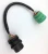 Import 9pin J1939 Adapter Cable Type 1 Black Connector to Type 2 Green Connector for Truck Diagnostic Tool and ELD GPS Trackers from China
