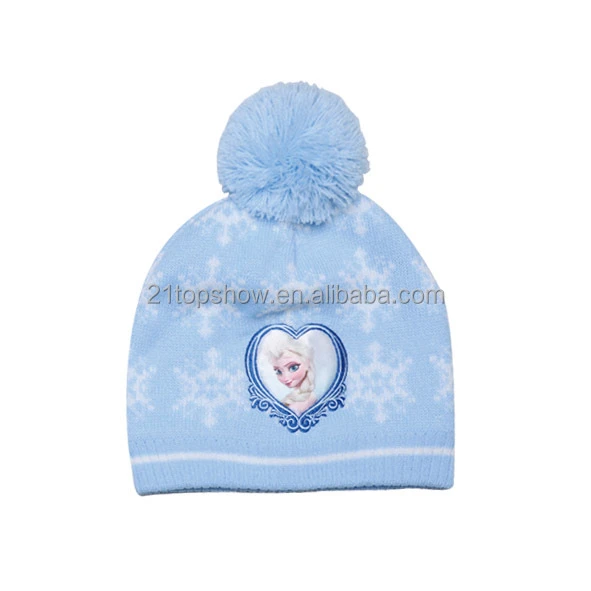 acrylic winter knitted hat for women