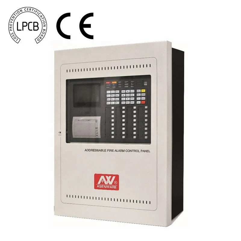 Addressable fire alarm control panel with 32 zone