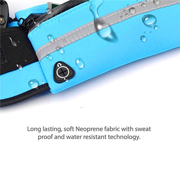 Adjustable Neoprene Waterproof Fitness Fanny Pack Belt Running Sports Waist Bag Sport Elastic Waist Bag
