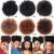 Import Afro Ponytail Puff Drawstring Wrap Synthetic Curly Hair Bun Updo Chignon For Black Women from China