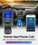 Import AGETUNR T61C Bluetooth mp3 player car fm transmitter hands free phone call kit USB 2.4A Type-C Charge 1.8" Color Screen Black from China