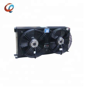 Air/Oil Heat Exchanger for Cooling System with fan motor