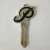 Import  hot selling custom logo gold plating home metal key from China