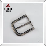 alloy  metal pin belt buckle 40mm simple