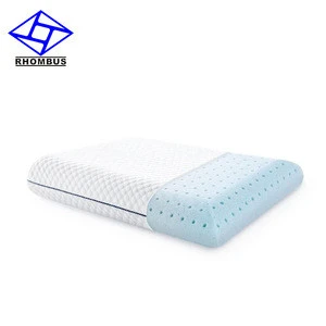 Aloe Vera Coolmax Ventilated Gel Memory Foam Pillow With Hole PI011