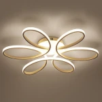 aluminium flower style modern led ceiling lamp lighting for home bedroom lights art deco with ce vde etl approve Driver