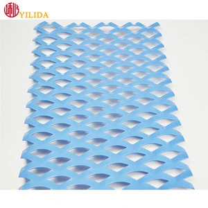 aluminum expanded small hole stretch steel wire mesh