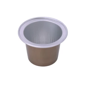Aluminum Nespresso Coffee Machine Compatible Automatic Empty Coffee Capsule with Sealing Coffee Powder Packaging Aluminum Foil