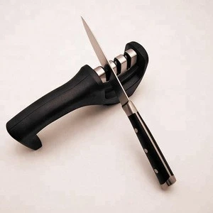 Amazon as seen on tv 2018 portable whetstone kitchen knife sharpener kitchen accessories utensils 3 stage knife sharpener