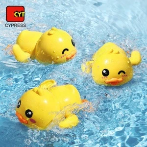 Amazon Best Sellers Non Toxic Wind UP Duck Bath Toy Water Bath Toy Funny Bath Toys Baby