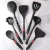 Import Amazon hot selling silicone kitchen utensils LFGB silicone turner spoon leak shovel pasta spoon rice scoop with custom logo from China