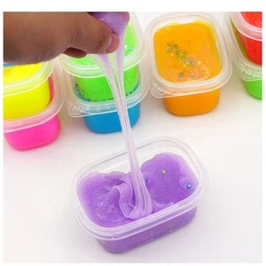 Amazon Product DIY Slime Toy Supplies Crystal Colorful Glitter Twist Foam Mud Bubble Japan Korea Slime