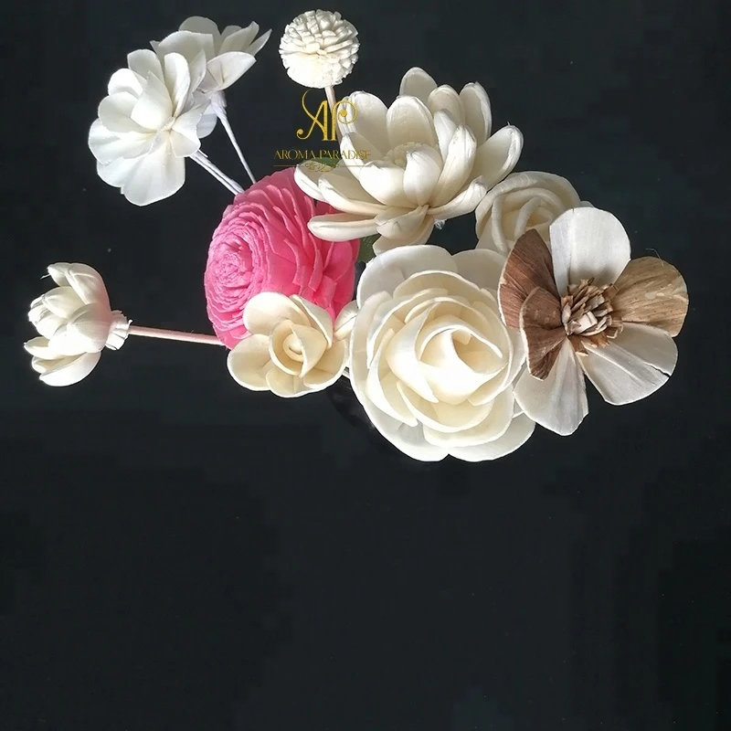 AP handmade decorative wood Dried Flowers